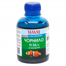 Чорнила WWM H35 для HP 200г Cyan (H35/C)